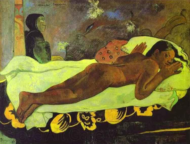 Paul Gauguin The Spirit of the Dead Keep Watch Norge oil painting art